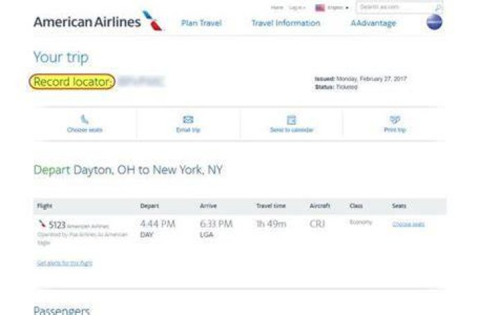 Airline locator number - How To Discuss
