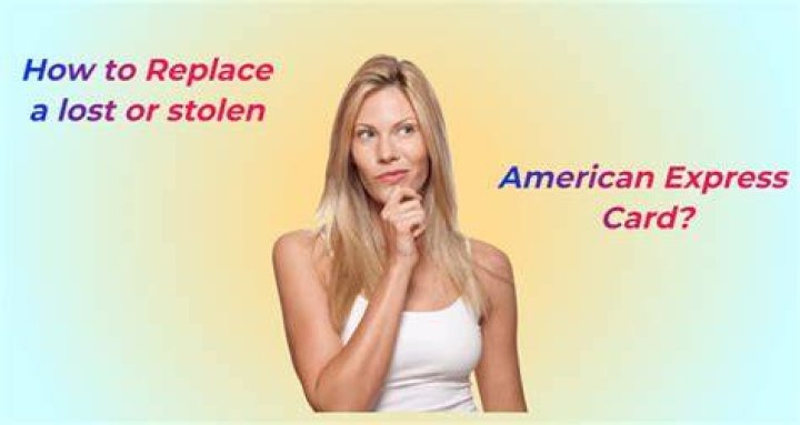 american express lost card