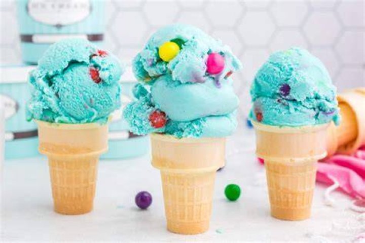 Blue Bubblegum Ice Cream