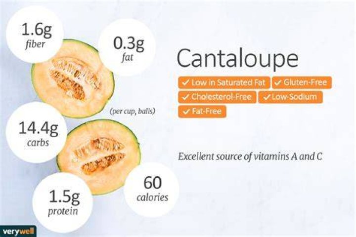 carbs in cantaloupe