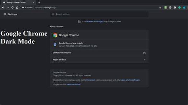 chrome dark mode