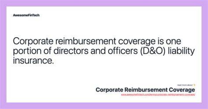 Corporate Reimbursement Coverage - How To Discuss