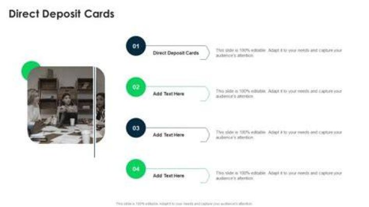 direct deposit cards