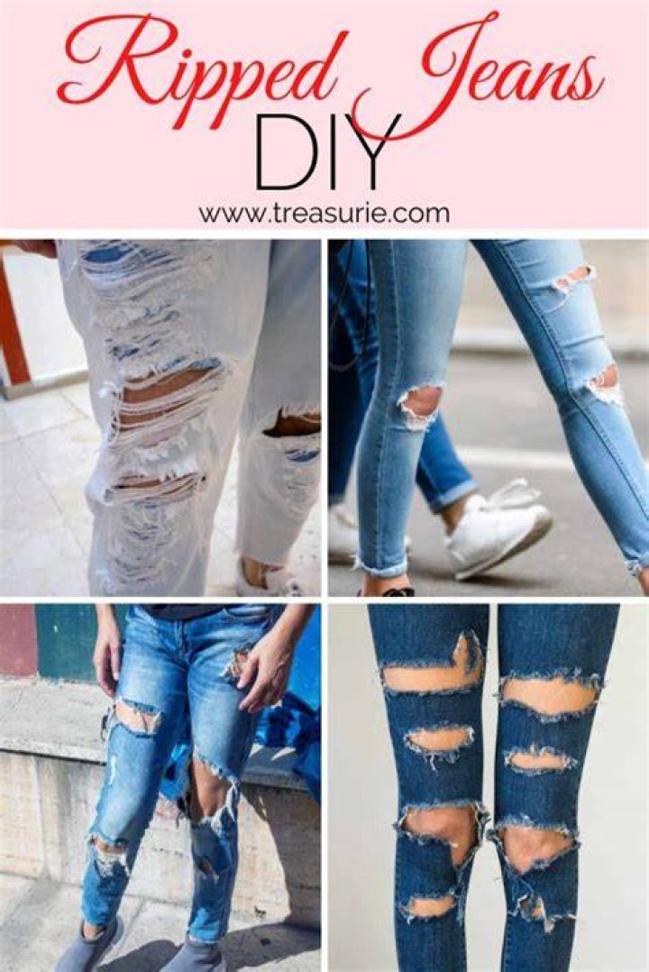 Distressed jeans - How To Discuss