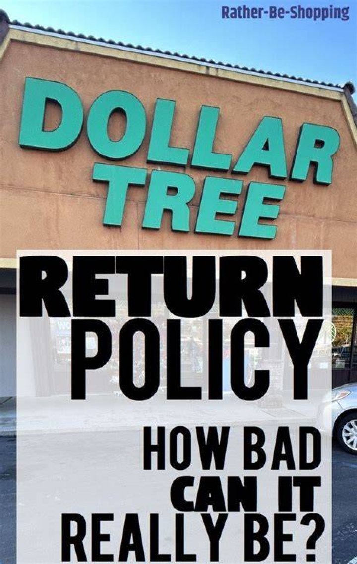Dollar Tree Return Policy - How To Discuss