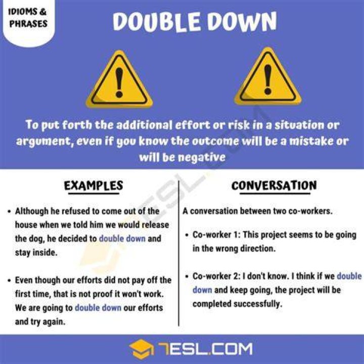 double down meaning