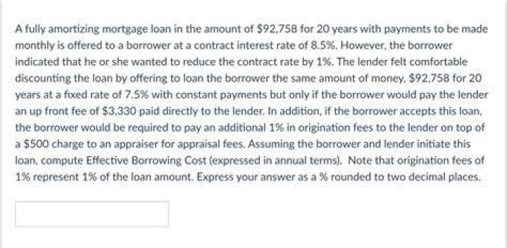 Fully amortizing loan - How To Discuss