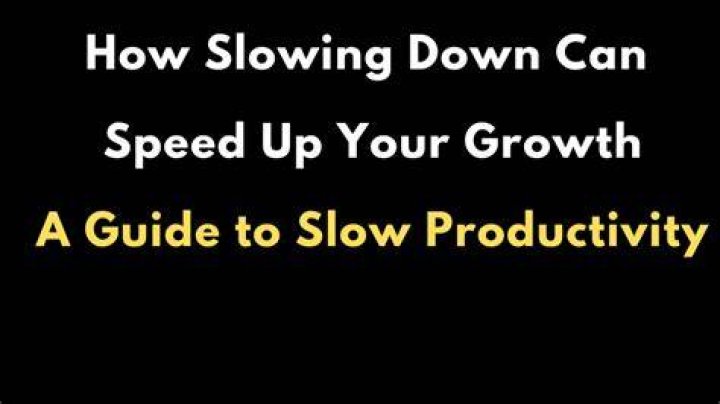Growth Speed Slow