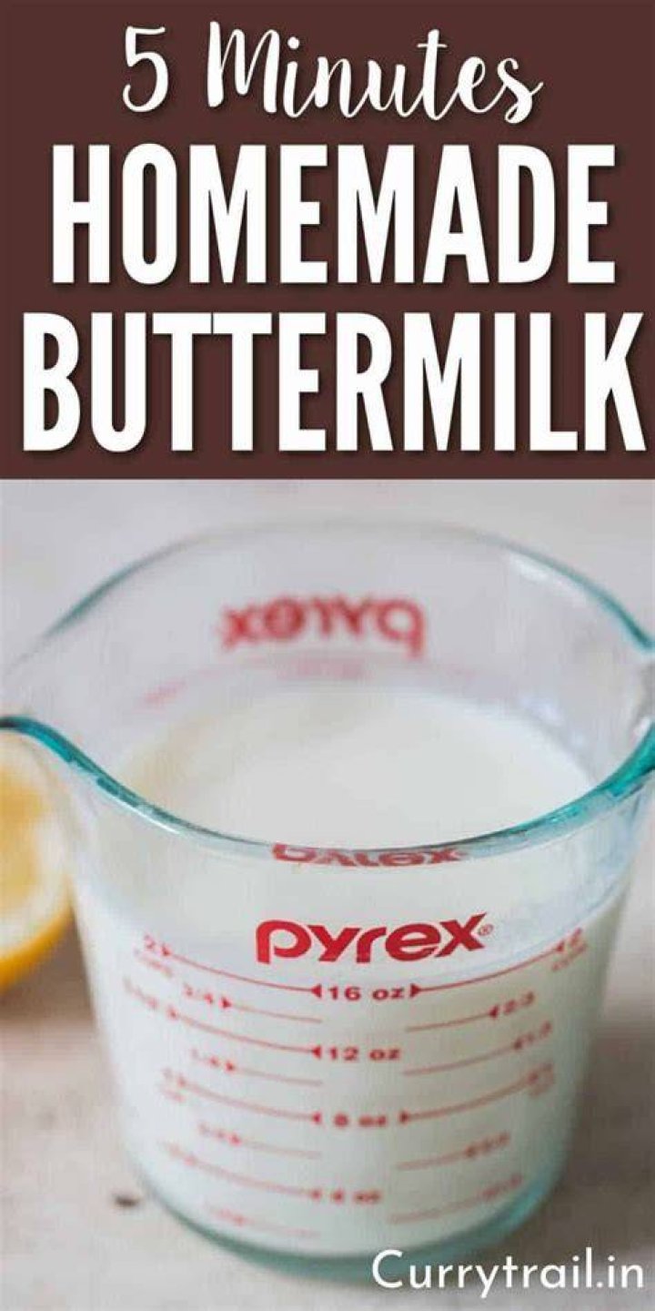 Homemade buttermilk - How To Discuss