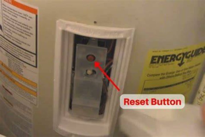 hot water heater reset button