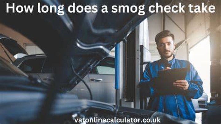 how long does smog check take