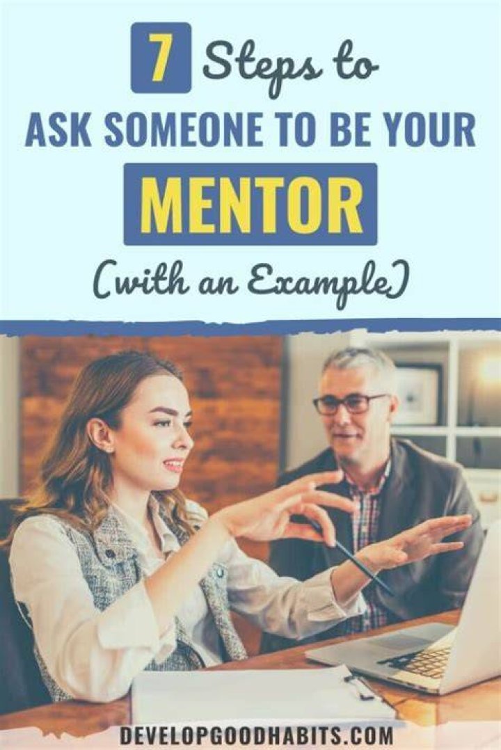 How to ask someone to be your mentor