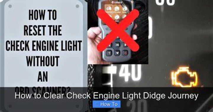 how to clear check engine light