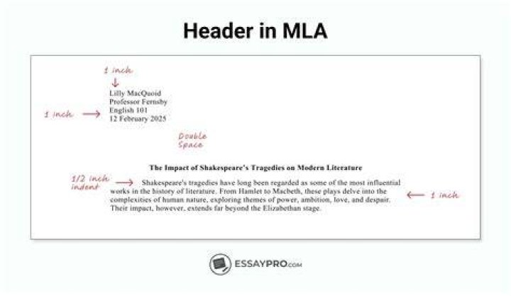 how to do mla format