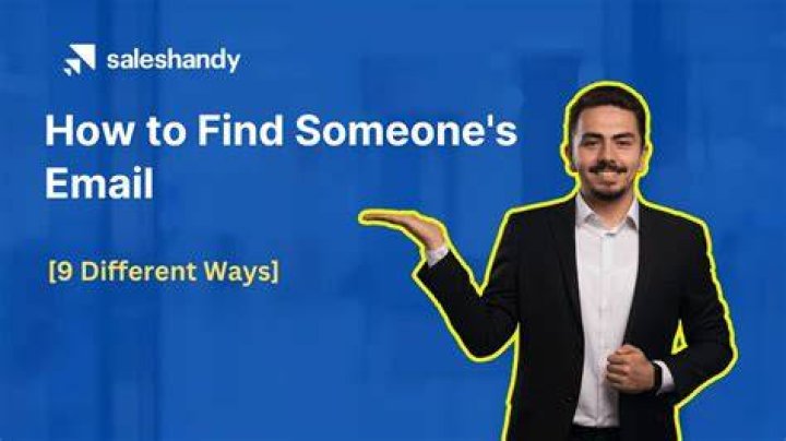 How to find someone's email