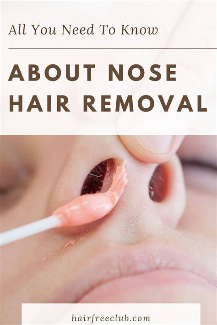 How to get rid of nose hair