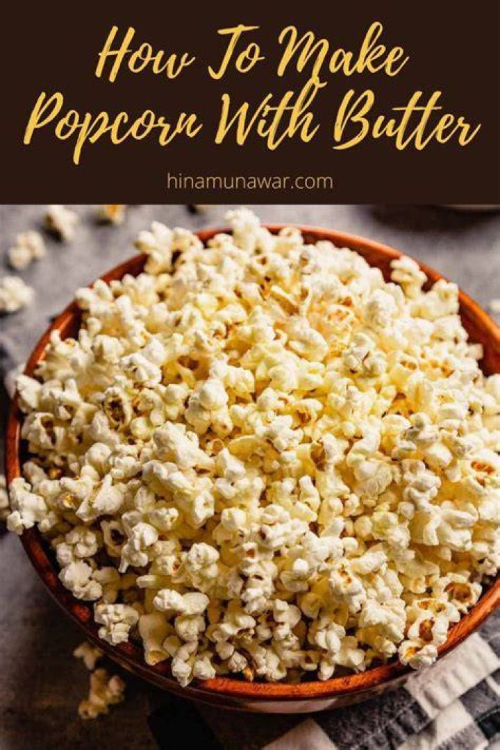 how to make butter popcorn
