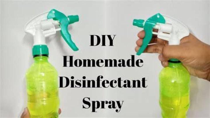 how to make disinfectant spray