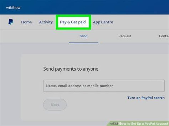 how to set up paypal