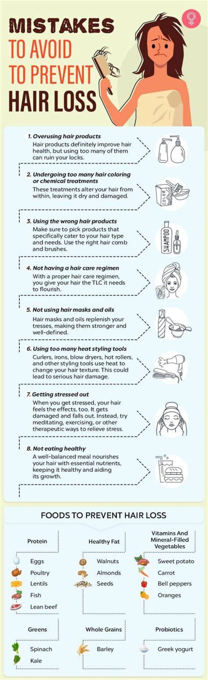 How to stop hair loss