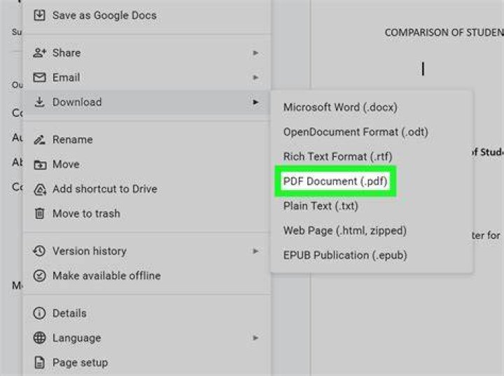 How to turn word doc into pdf