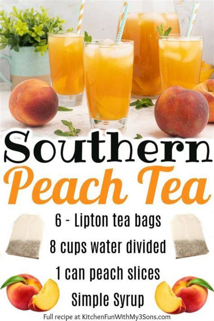 Logan's Southern Peach Tea Recipe