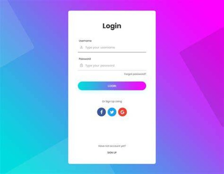 Login Forms
