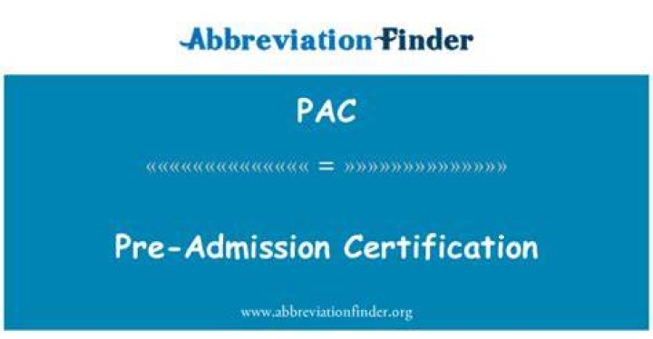 Pre-admission certification - How To Discuss