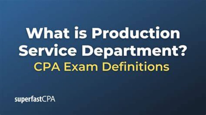 Production service department - How To Discuss