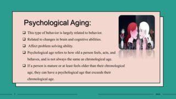 Psychological age - How To Discuss