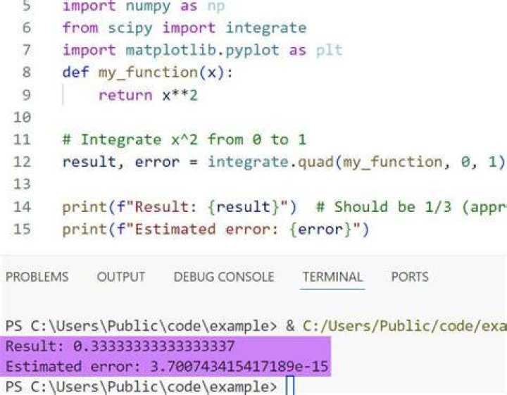 python integrate