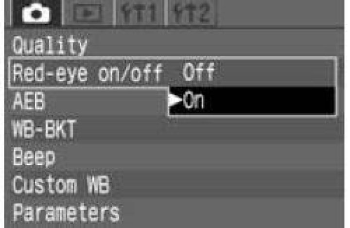 Red-eye Reduction Mode