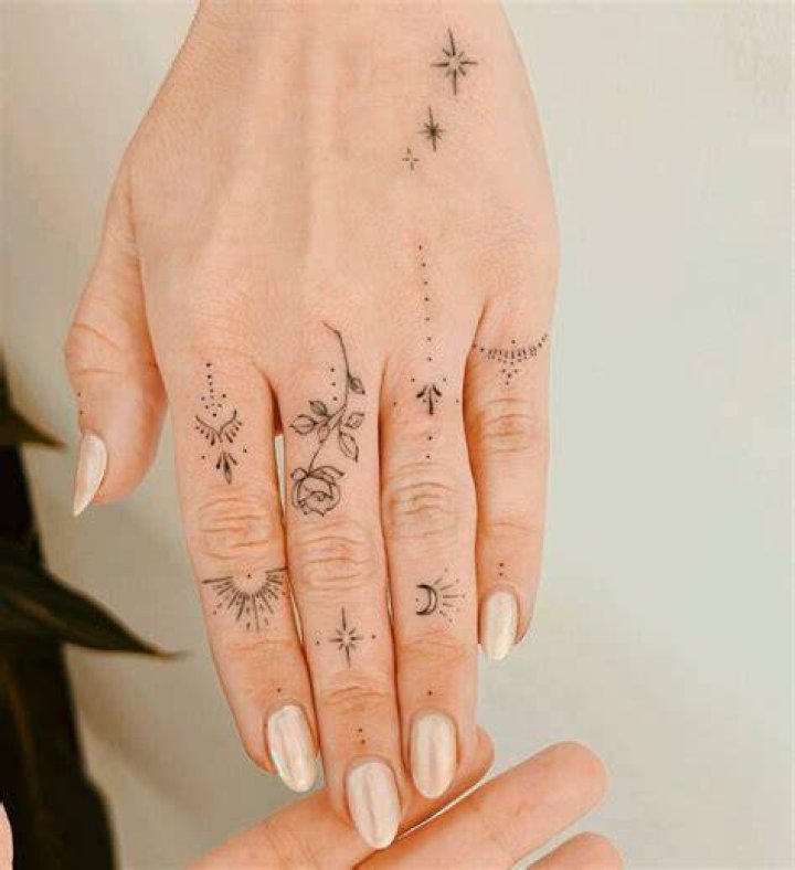 Small tattoos on hands