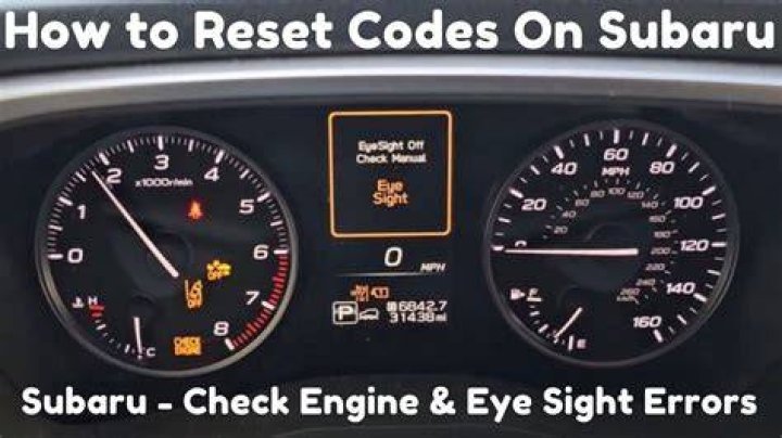 Subaru Check Engine Light Reset
