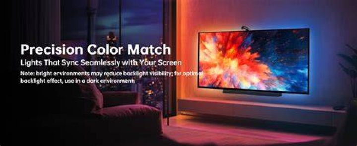 Tv backlight that changes with picture