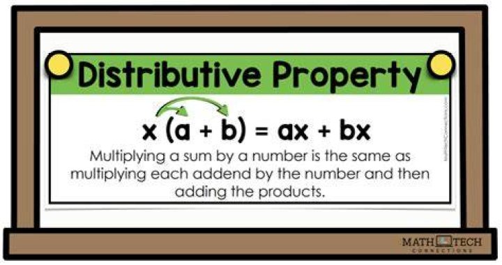 using the distributive property