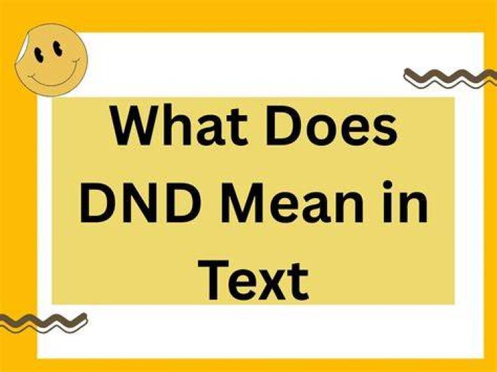 What Does Dnd Mean - How To Discuss