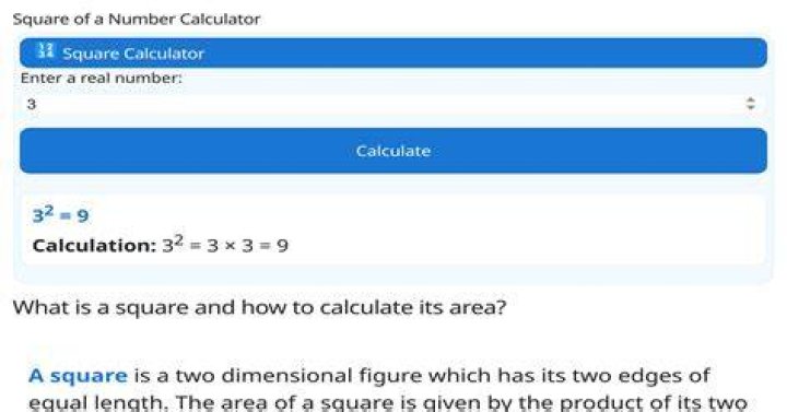What Is 9 Squared