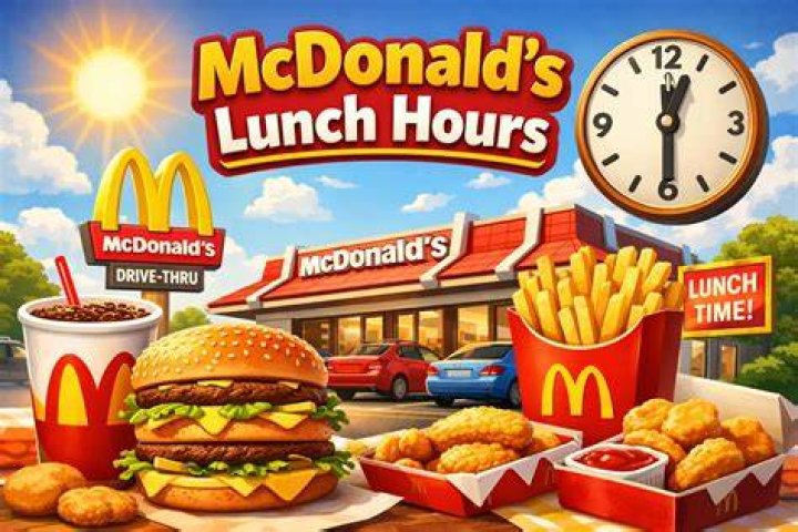 What time does mcdonald's start selling lunch