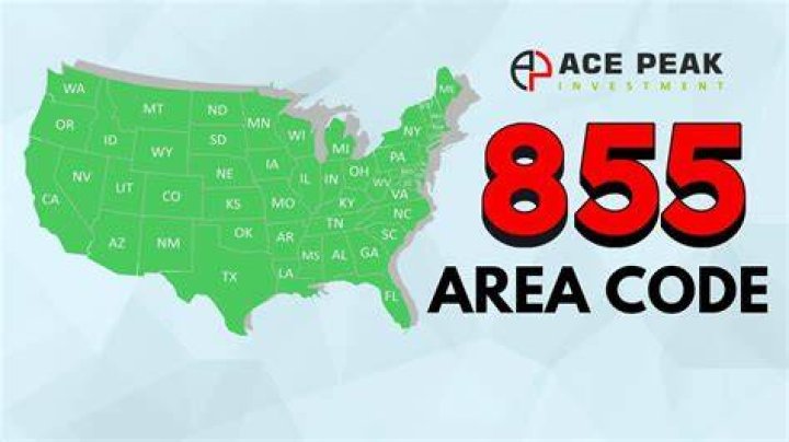 Where is area code 855