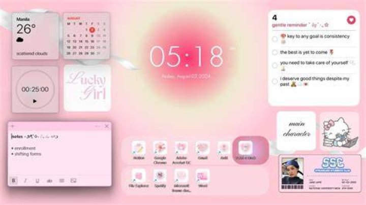 widget wallpaper